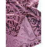 Soma  Burgundy Burn-out Velvet Camisole size Medium Photo 5