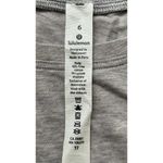 Lululemon | Women's Athletic Workout Basic Gray Relaxed Fit Long Sleeve Top | 6 Photo 2