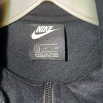 Nike Women's Size Small Black Cropped Long Sleeve Swoosh Logo Sweater U Photo 2