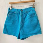 Bongo Vintage Blue Denim High Waisted Mom Shorts Size 5 Photo 0