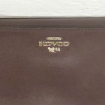 Coach Burgundy Hayden Foldover Crossbody Wallet Double Snap Clutch Photo 1