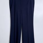 Talbots NWT Providence Pants In Navy Flare Leg Flat Front Size 16 Workwear Photo 1