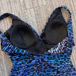MiracleSuit  Swimsuit Purrfection Crossover One Piece Animal Print 10 12 Photo 3