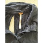 Free People Best Girl Dress Womens Sm Black Mini Linen Blend Tiered Preppy Boho Photo 4