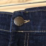 Lane Bryant  Women’s Dark Wash Mid-Rise Boyfriend Midi Short Flex Magic Waist Photo 3