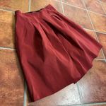 Jil Sander  Silk Pleated A Line Skirt Photo 1