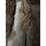 Jacques Aran NY Paris Women's Unknown Size Faux Fur Jacket Coat Brown Photo 9