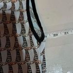 CKS Women's Giraffe Print Cap Sleeve Elastic Waist Mini Dress Blue Black Small Photo 12