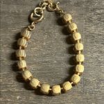 Catherine Popesco Gold and Rose Crystal Bracelet Photo 3