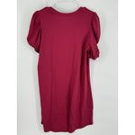 Summersalt The Luxe Pima Twist-Sleeve T-Shirt Dress Size Medium Dark Rose Photo 3