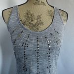 Queen Esther Embellished Racer Back Tank Top Size M Photo 1