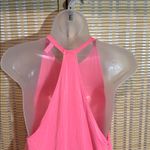 PINK - Victoria's Secret  Hot Pink Oversized Racerback Super Soft Tank Top Small S Photo 10