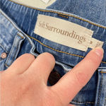 Soft Surroundings  Light Wash Pull On Jeans Womens M Blue Denim Stretch Waist Photo 9