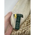 Ralph Lauren Lauren Silk One Shoulder Mini Dress Women 16 Brown Animal Print Photo 2