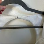 Lulu’s White Romantic Prose Lace Puffed Sleeve Midi Dress S Photo 14