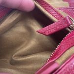 Halston Heritage Crossbody Small Two Tone Red Pleather Vegan Photo 11