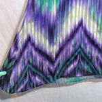 Show Me Your Mumu  Women's Multicolor V-Neck Sheer Tunic Top Colorful  Size M Photo 4