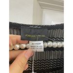 Jordan Taylor Women's V Neck Mesh Tunic Swim Cover Up Black Size LARGE Photo 2