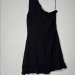 Blue Rain  Francesca’s One Shoulder Black Dress size M Photo 5