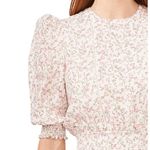 Chelsea and Violet  Smocked Ruffle Ditsy Floral Print Puff Short Sleeve Dress Photo 4