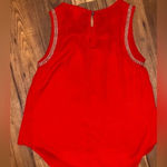A'Gaci  Women Sleeveless red blouse size small Photo 5