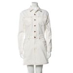 SLVRLAKE Jagger White Denim Mini Dress Photo 9