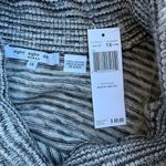 eight eight eight Gray White Black Variegated Cotton Cowl Neck Sweater Size 1X Photo 7