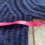 La Ligne Fuzzy Wuzzy V Neck Sweater Navy Blue Size XS Photo 12