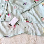BP π
3/$15 SALE Satin Button Up Floral Pajama Shirt L Photo 6