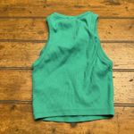 ZARA  green crop length‎ tank top small junior Photo 2