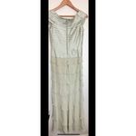 Tadashi Shoji VTG Tadashi Neiman Marcus Gown Pleated Satin Bodice Tiered Chiffon Maxi Dress XS Photo 4