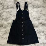 Divided  Black Denim Overall Dress Photo 2