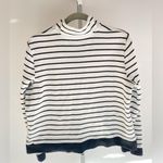 Lauren Ralph Lauren Striped Black/White Pullover With Mock Neck Women’s Size M Black Size M Photo 6