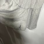 Free People NEW  Such A Flirt Romper Grey Athleisure Elevated Basic Open Back XS Photo 8