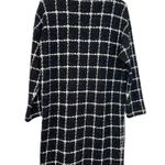 Akris Punto NEW Windowpane Long Sleeve Mock Turtleneck Sheath Sweater Dress Photo 2