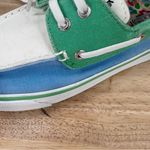 Sperry  Top Sider Biscayne Canvas Boat Shoes Colorblock Green Blue White Size 7.5 Photo 6