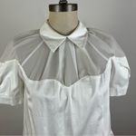 Opening Ceremony  White Poplin Collared Blouse Photo 2