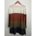 Madewell  Duster Cardigan Sweater XS Kent Striped Wool Alpaca Blend Color Block Photo 2