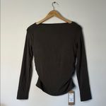 NWT OGL Brami Top Ruched Boatneck Thermal Built Photo 1