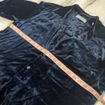 Vince  Midnight Blue Velour Dress Size Small Photo 6