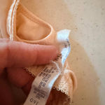 Bali Vintage  Bra 36D Sheer Mesh Underwire Champagne 80s 90s Lingerie Photo 4