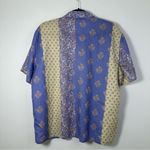 Wilfred Aritzia  Free Linen Blend Floral Paisley Short Sleeve Button Down Size M Photo 1