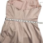 Elliatt Camo Blouson Halter Asymmetric Satin Cocktail Dress in Light Pink Photo 11