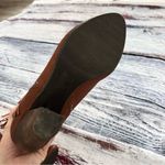 Vintage Nicole Genuine Leather Fringe Tall Heeled Boots Brown Size 8 Photo 7