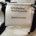 Zesica Sleeveless Crew Neck Pleated Stretchy Sweater Nautical Stripes Dress Sz L Blue Size L Photo 5