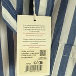 Sézane NEW  Maxine Oversized Shirt Dress, Ecru Blue Stripes 4 Photo 7