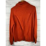 Madewell Womens Province Cross-Back Turtleneck Sweater Knit Orange size Medium Photo 7