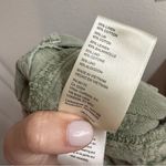 Free People  Big Hit Slouch Pants Green Linen Blend Size Medium Photo 5