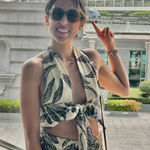 2 piece linen Panko set from Sri Lanka Black Photo 0