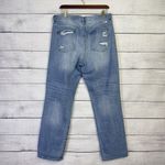 KANCAN Briar Ultra High Rise 90s Boyfriend Jeans Distressed Patched Womens Sz 30 Blue Photo 6